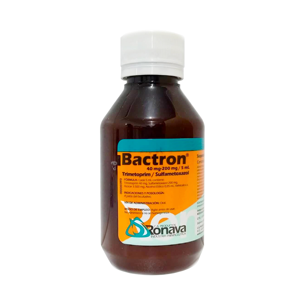 Sulfametoxazol + Trimetropin Bactron 200/40mg/5ml 100ml