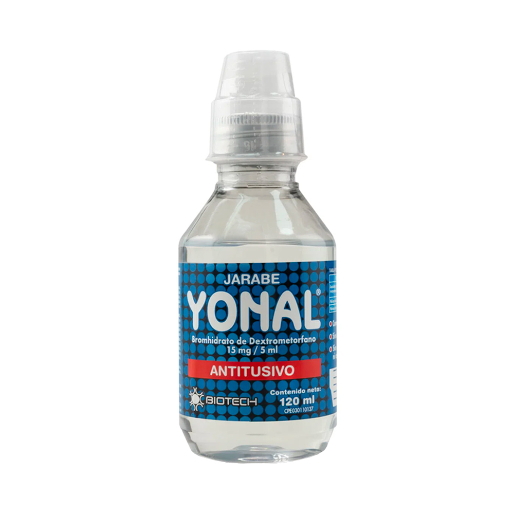 Dextrometorfano Yonal 15mg/5ml 120ml Jarabe