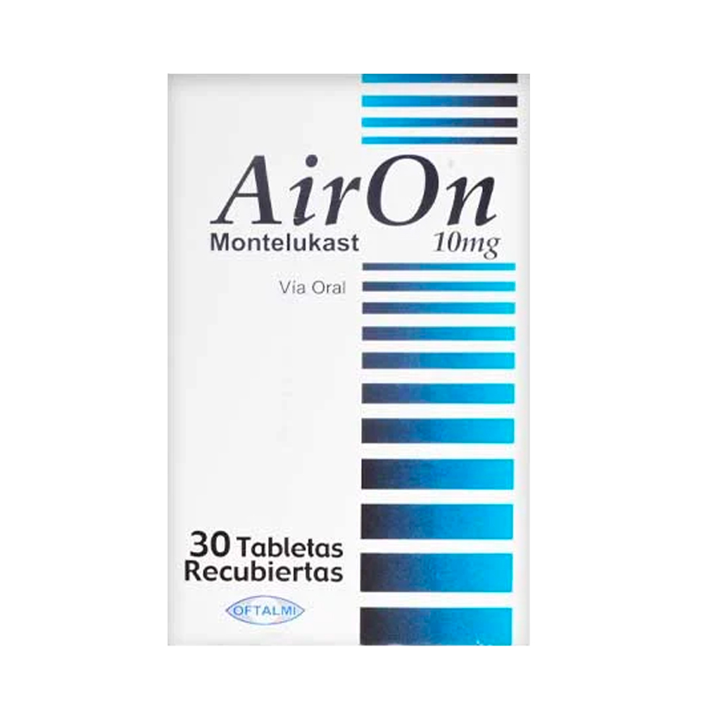 Montelukast Airon 10mg 30 Tabletas