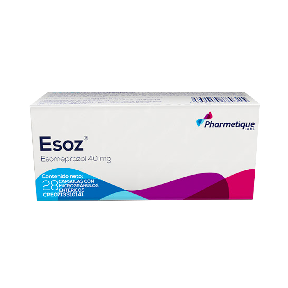 Esomeprazol Ezos 40mg 28 Cápsulas