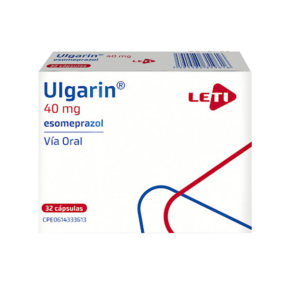 Esomeprazol Ulgarin 40mg 32 Cápsulas