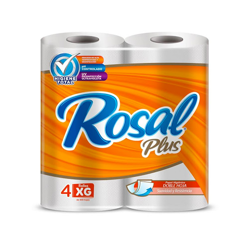 Papel Higiénico Rosal 400 Hojas