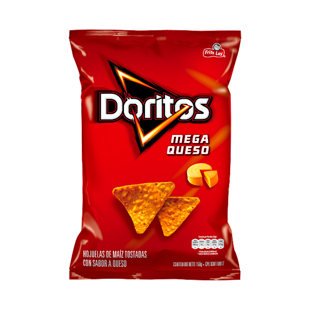 Snack Doritos Mega Queso 150g