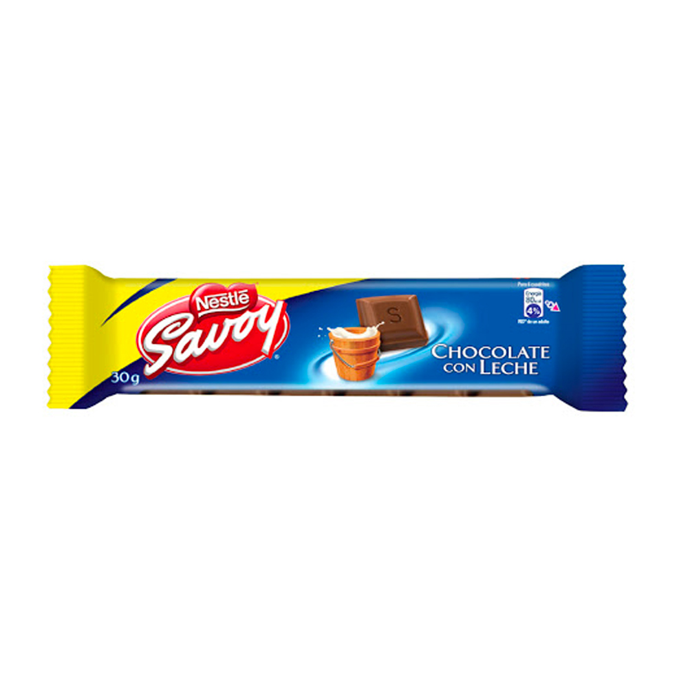 Chocolate Savoy Leche 30g