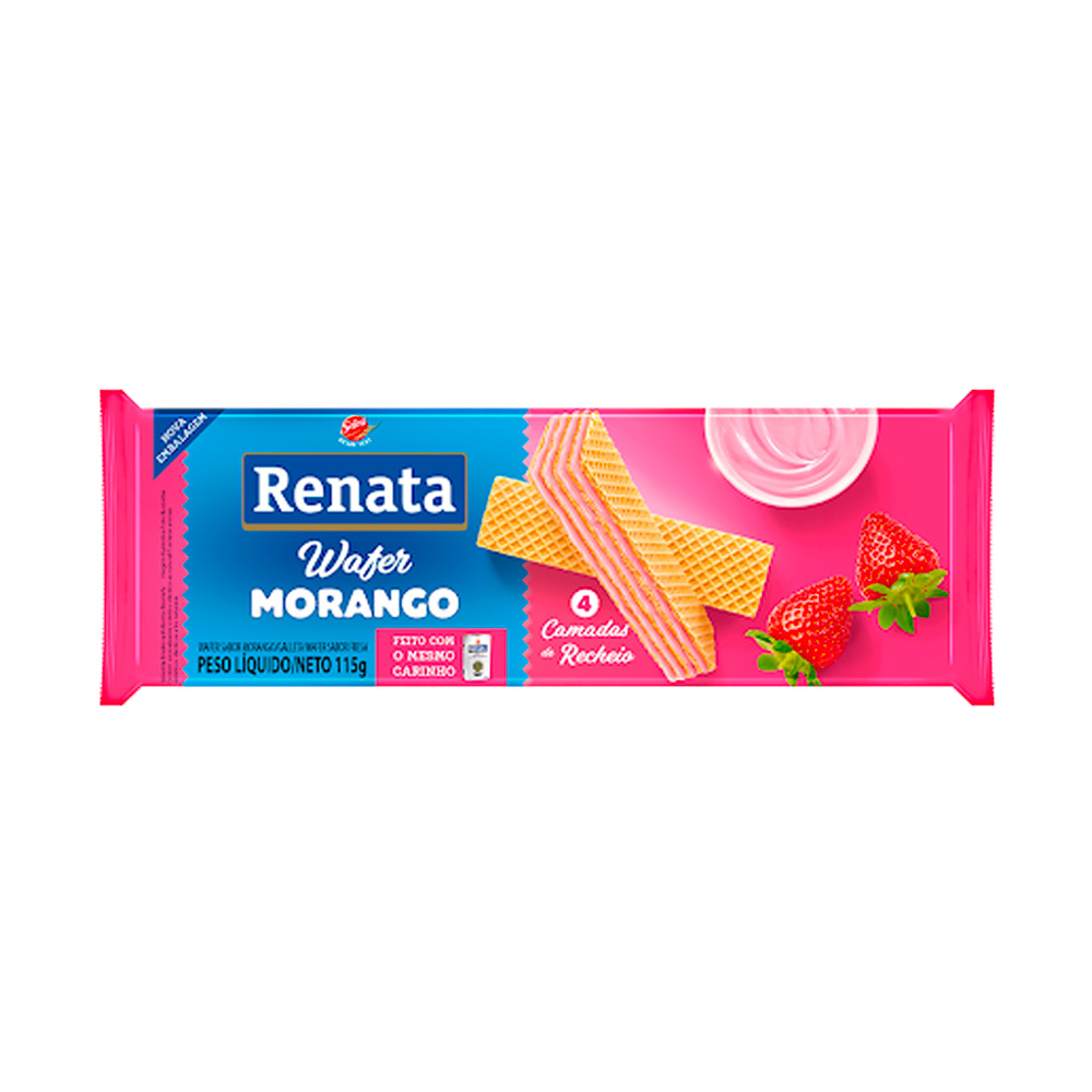 Galleta Renata Wafer Strawberry 115g