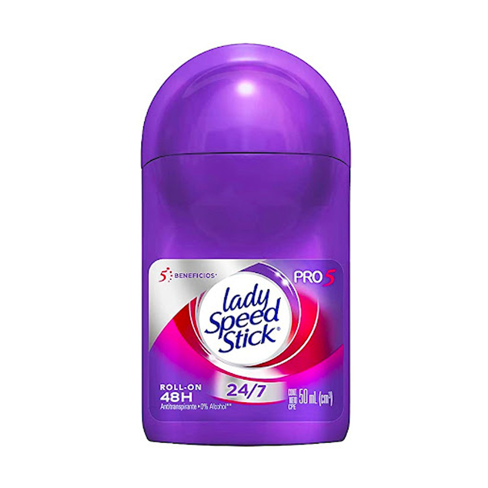 Desodorante Lady Speed Stick 24/7 Pro5 Roll On 50ml