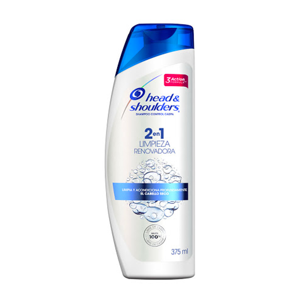 Champú Head & Shoulders 2 en 1 Limpieza Renovadora 375ml