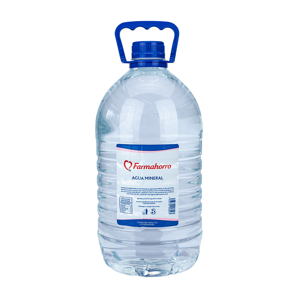 Agua Mineral Farmahorro 5L