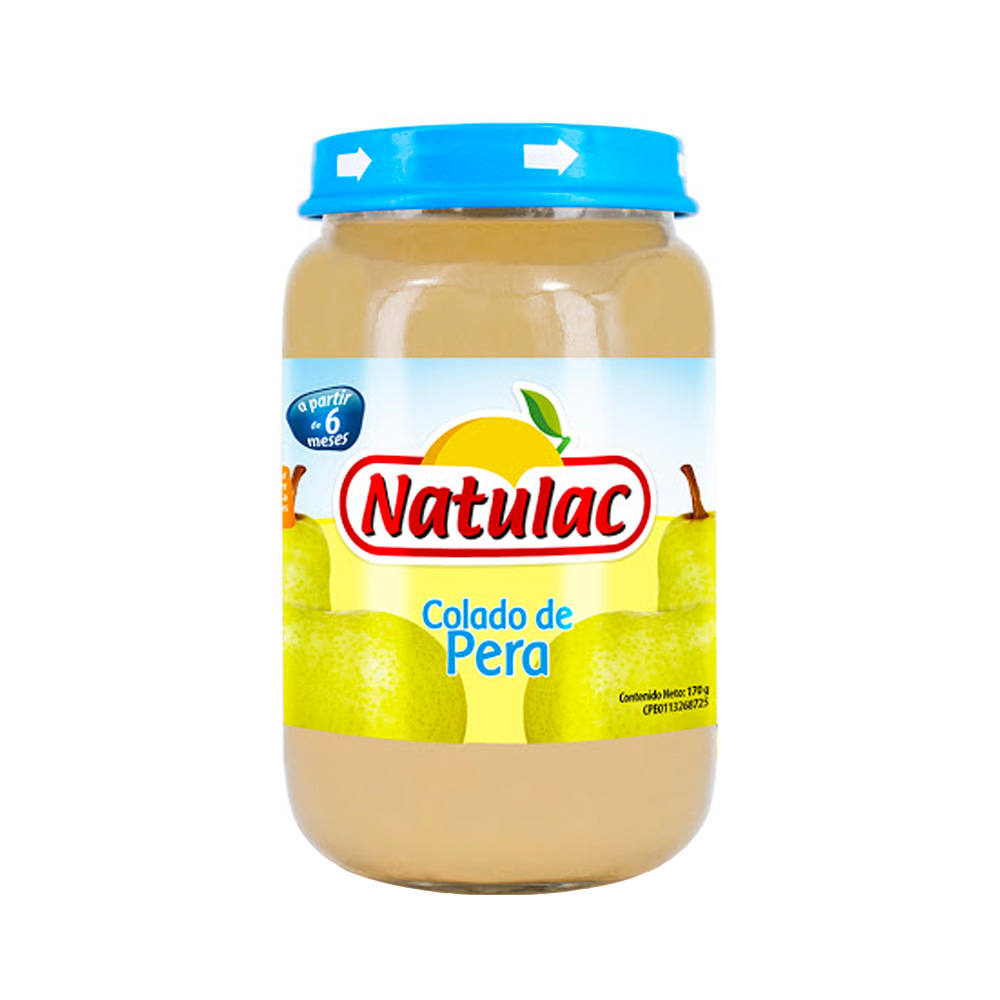 Colado Natulac Pera 186g