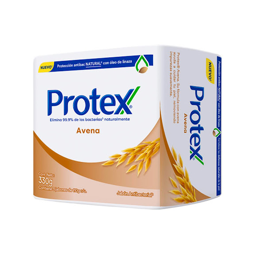 Jabón Protex en Barra Avena 110G X 3uds