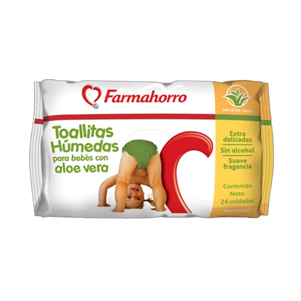 Toallas Húmedas Farmahorro 24uds