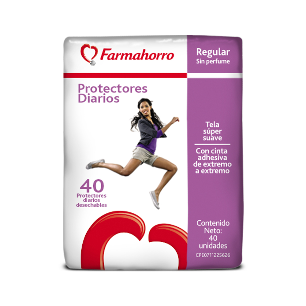 Protectores Diarios Farmahorro Sin Fragancia 40uds