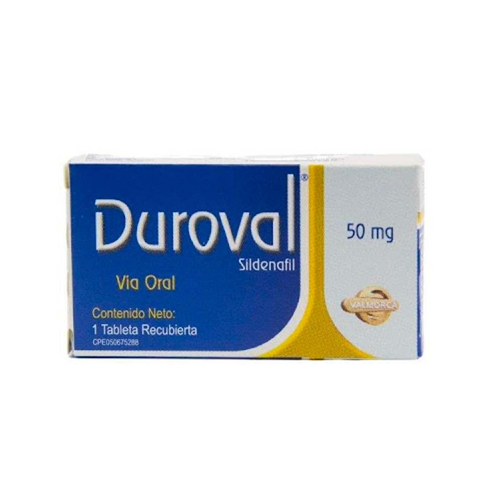 Sildenafil Duroval 50mg 1 Tableta