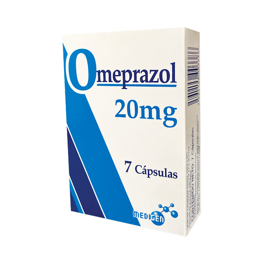 Omeprazol Medigen 20mg 7 Cápsulas