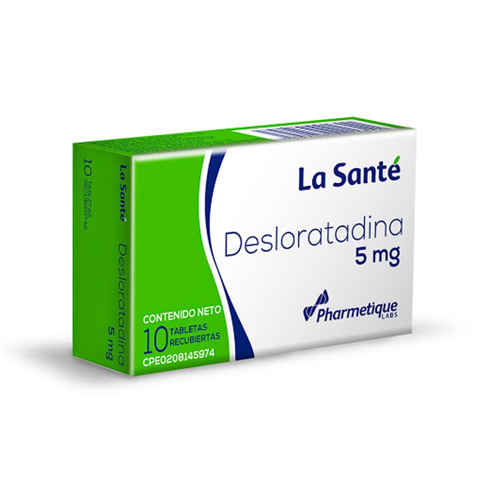 Desloratadina La Santé 5mg 10 Tabletas