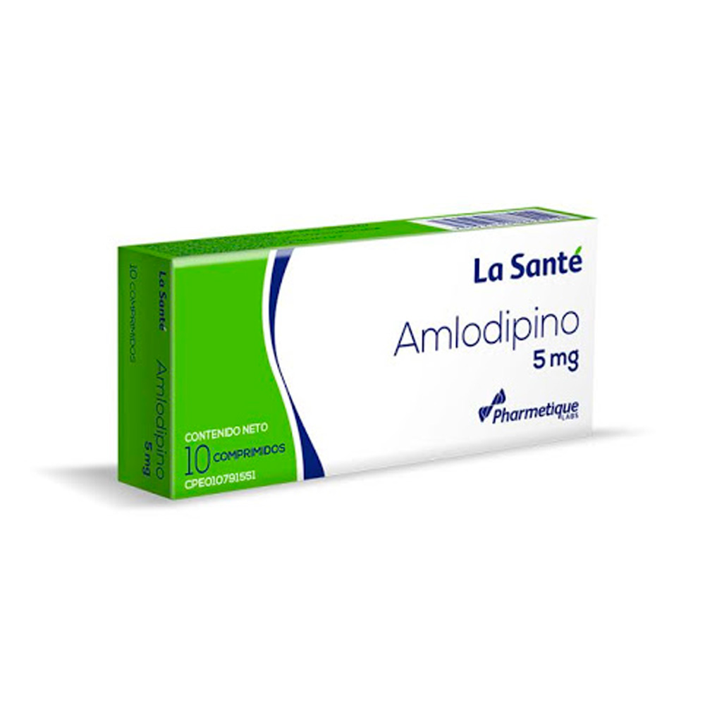 Amlodipina La Santé 5mg 30 Tabletas