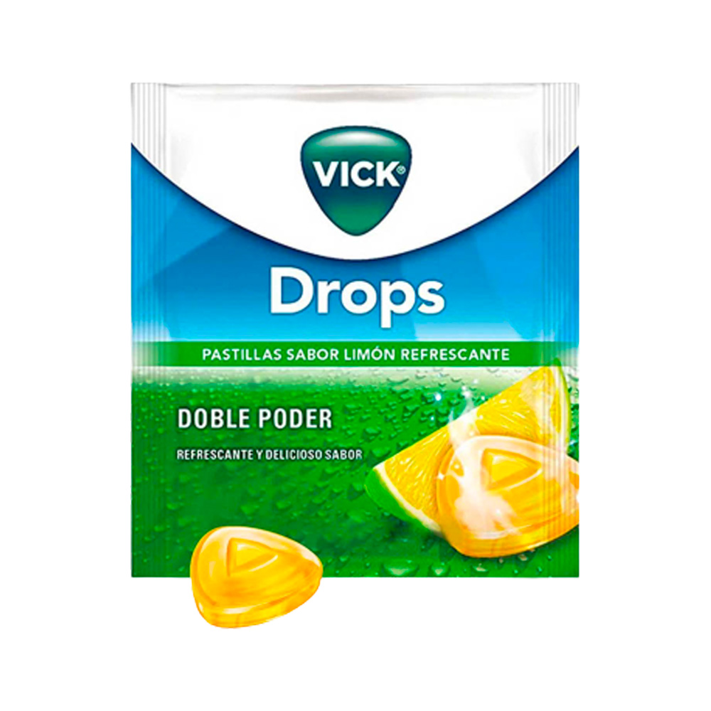 Vick Drops Pastillas Sabor Limón 10g