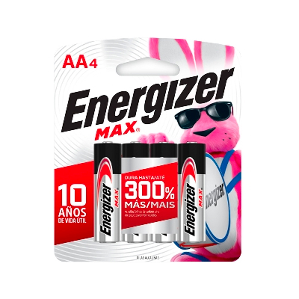 Pila Energizer Max Alcalina AA X4uds