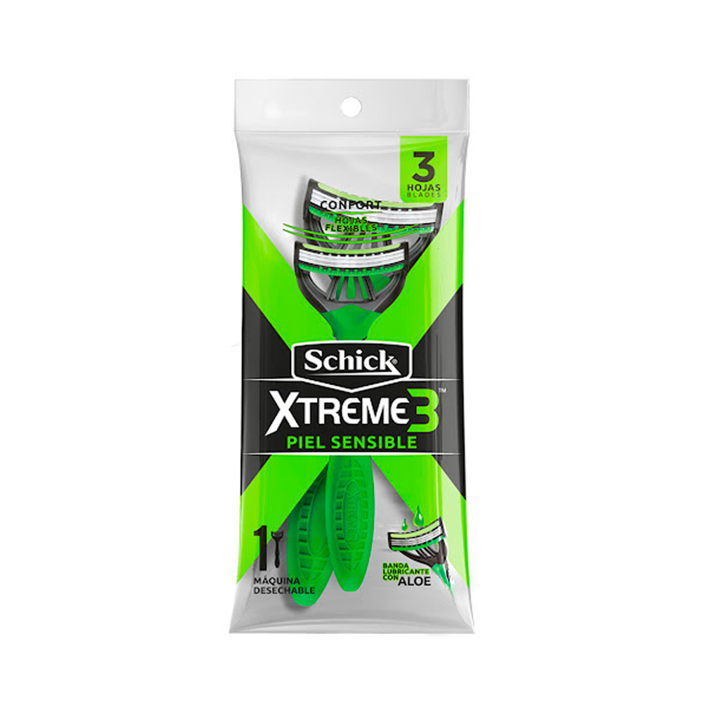 Afeitadora Schick Xtreme 3 Hombre 3 Hojillas 1ud