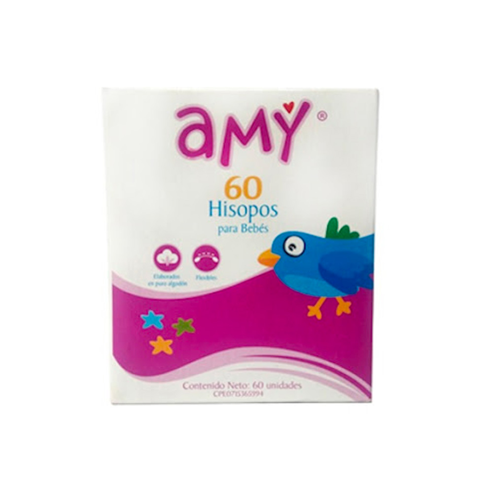 Hisopos Amy 60uds