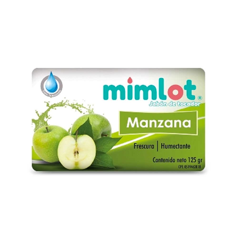 Jabón de Tocador Mimlot Manzana 125g