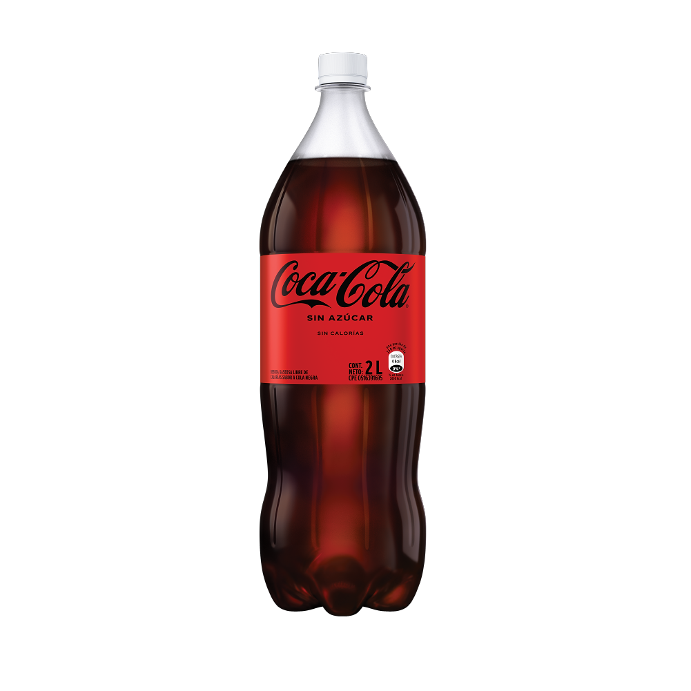 Refresco Coca Cola Sabor Original sin Azúcar 2L