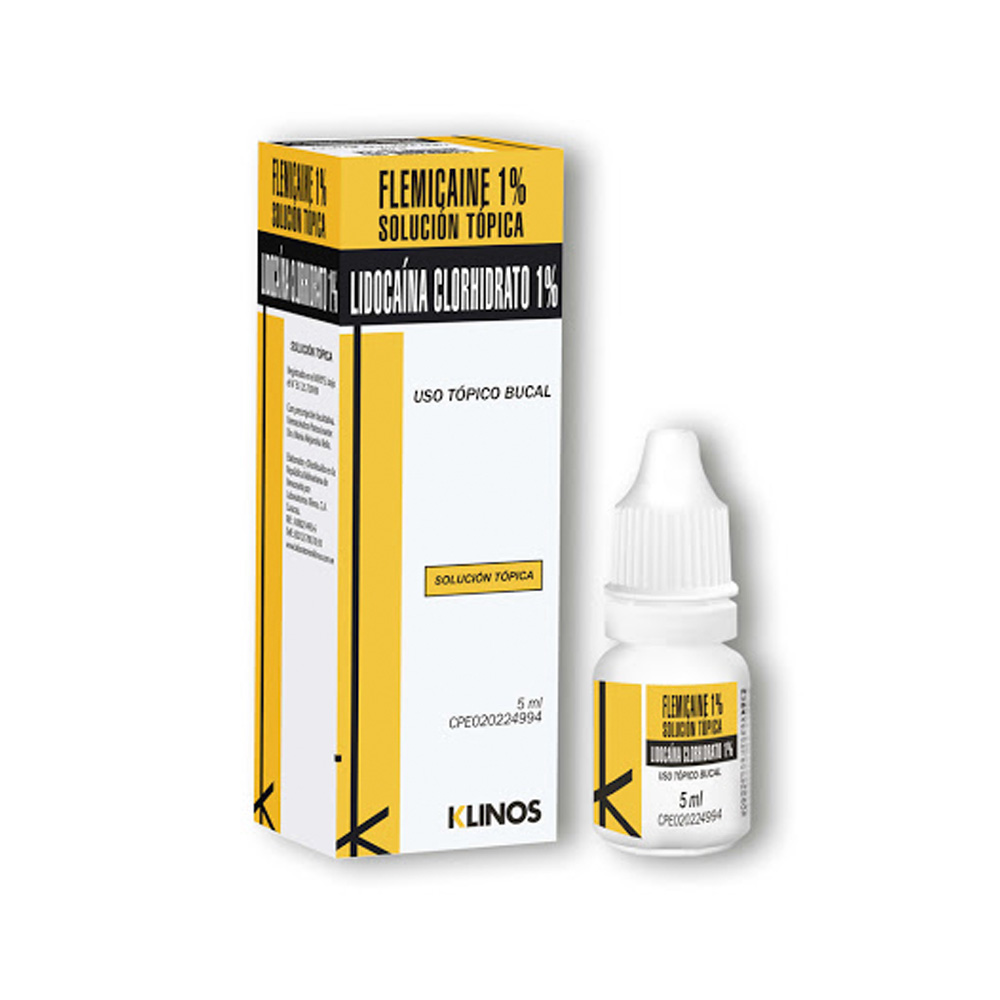 Lidocaína Flemicaine 1% 5ml Solución