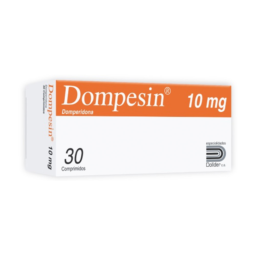 Domperidona Dompesin 10mg 30 Comprimidos