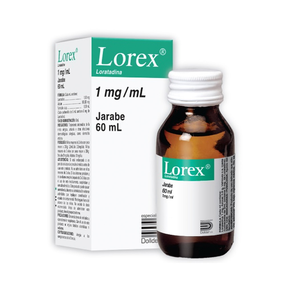 Loratadina Lorex 1mg /ml 60ml