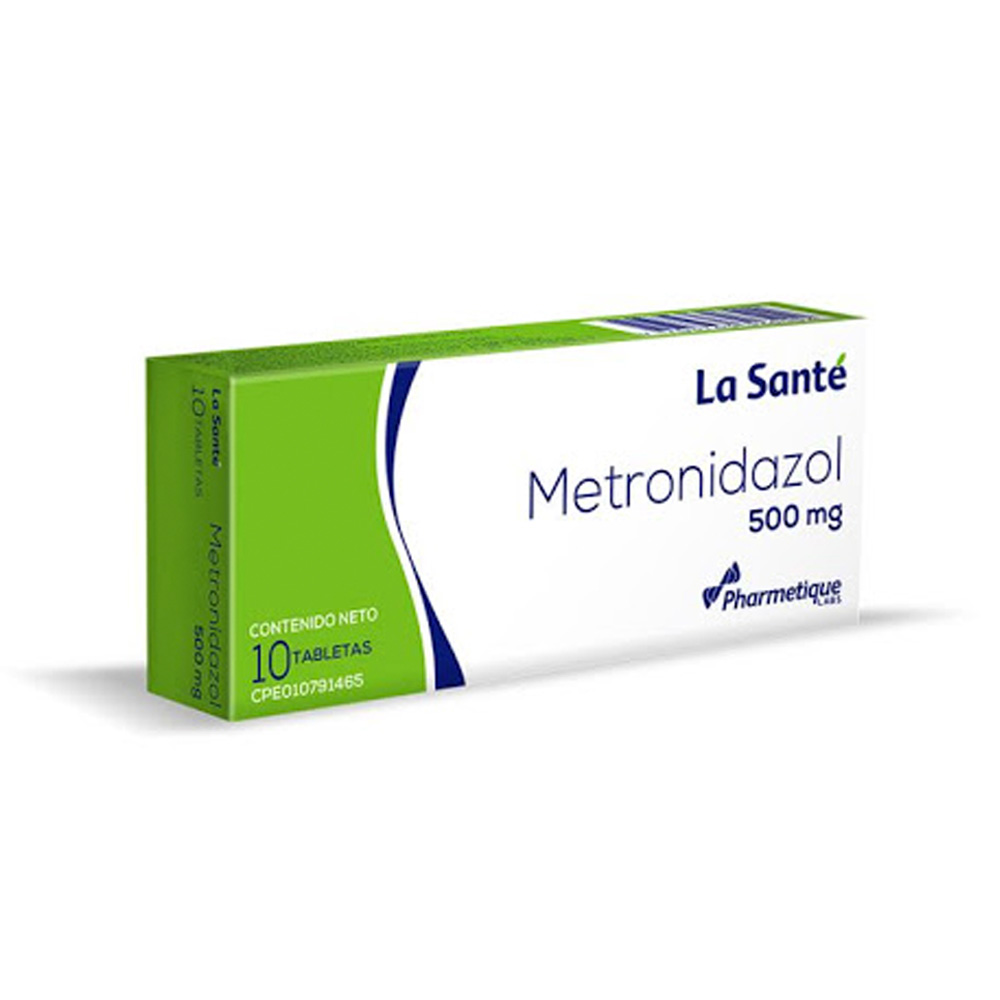 Metronidazol La Santé 500mg 10 Tabletas