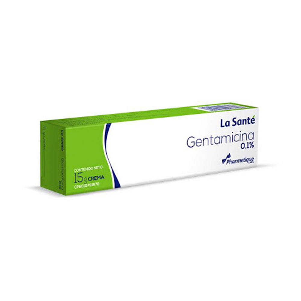 Gentamicina La Santé 0,1% 15g Crema