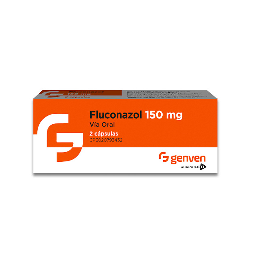 Fluconazol Genven 150mg 2 Cápsulas