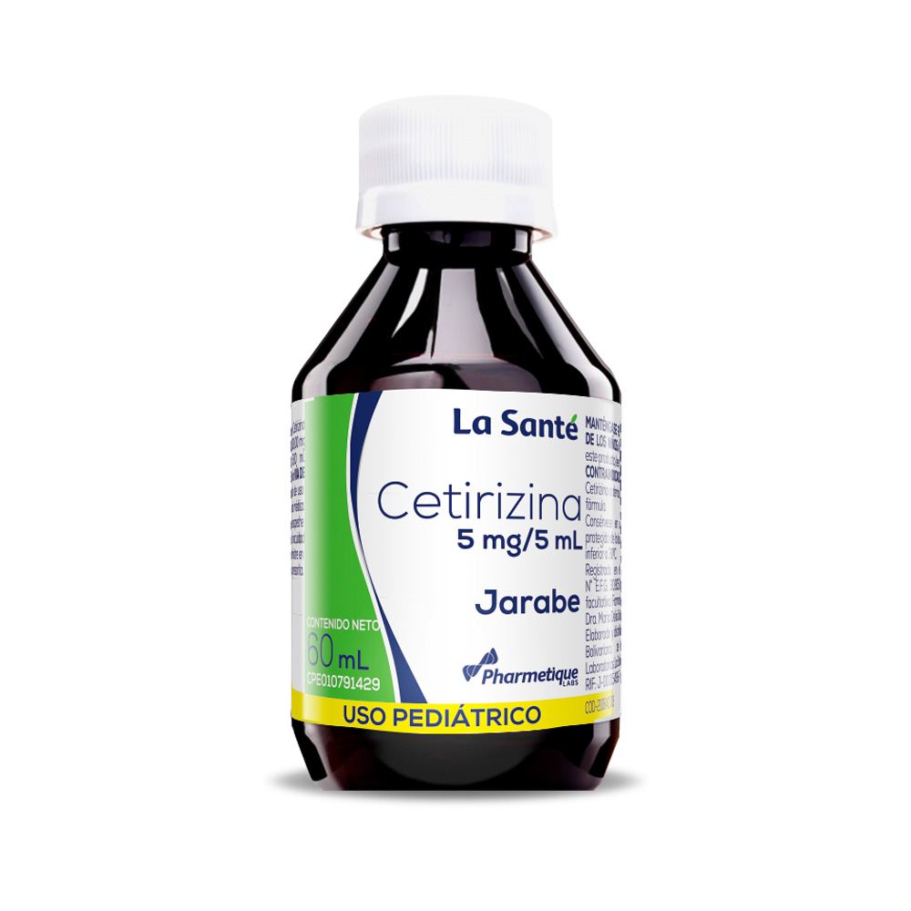 Cetirizina La Santé 5mg/5ml 60ml Jarabe