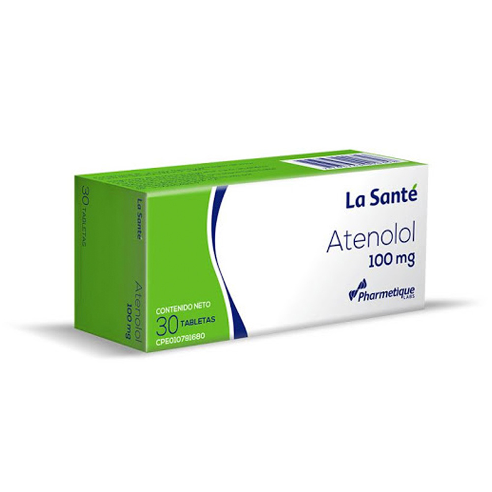 Atenolol La Santé 100mg 30 Tabletas – Farmahorro