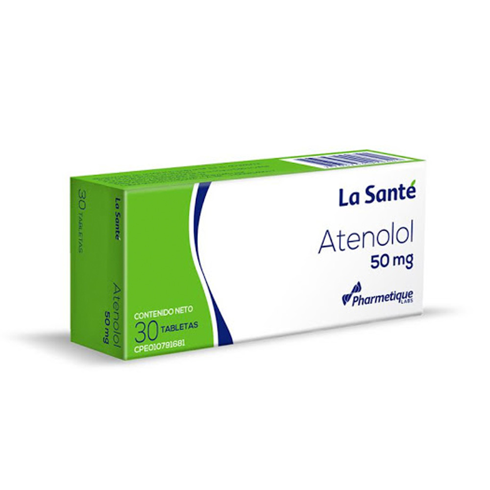 Atenolol La Santé 50 mg 10 Tabletas – Farmahorro