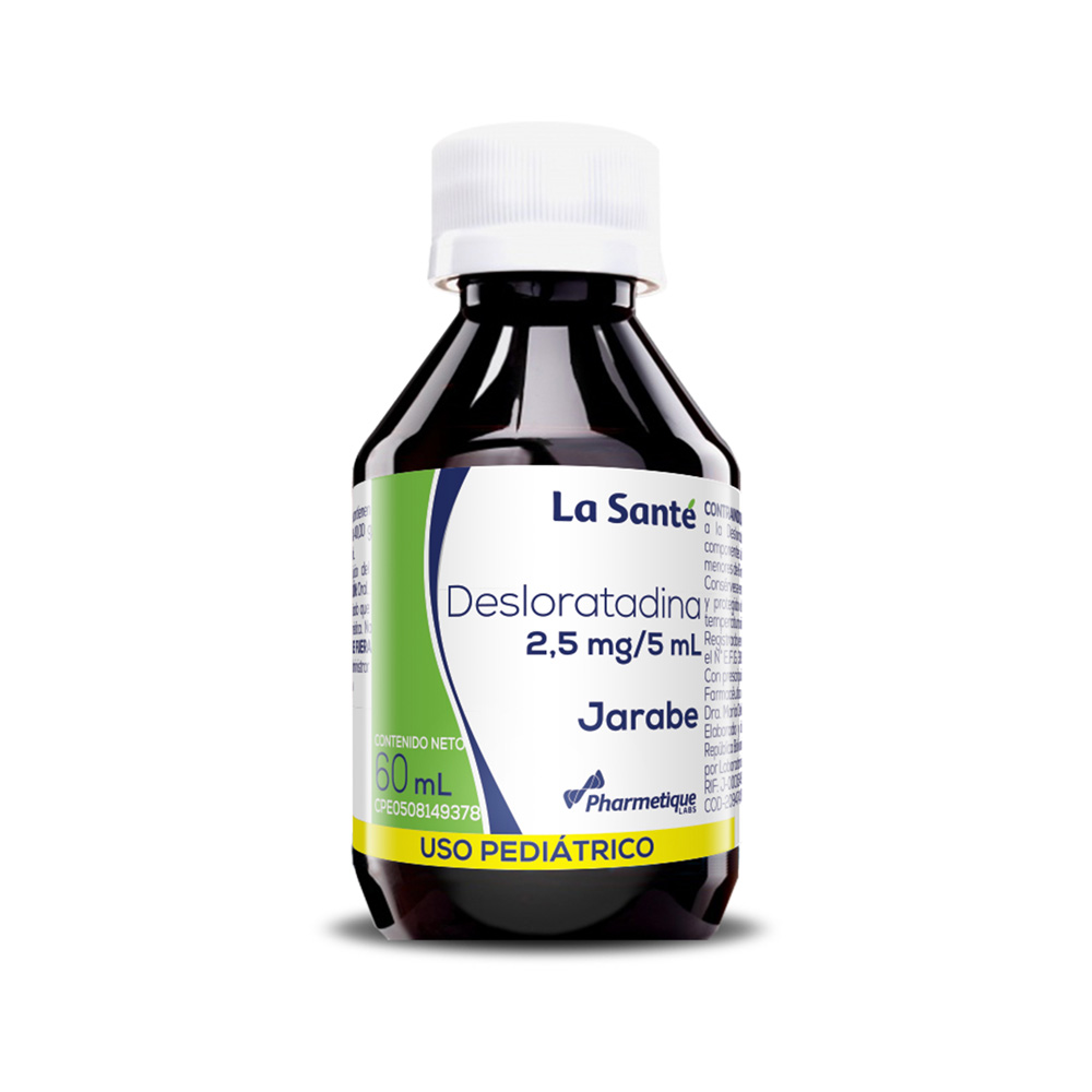 Desloratadina La Santé 2,5mg/ml 60ml Jarabe Pediátrico