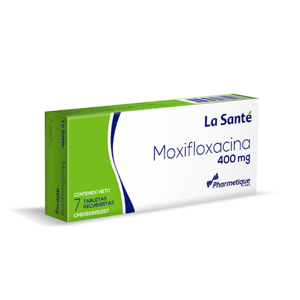 Moxifloxacina La Santé 400mg 7 Tabletas