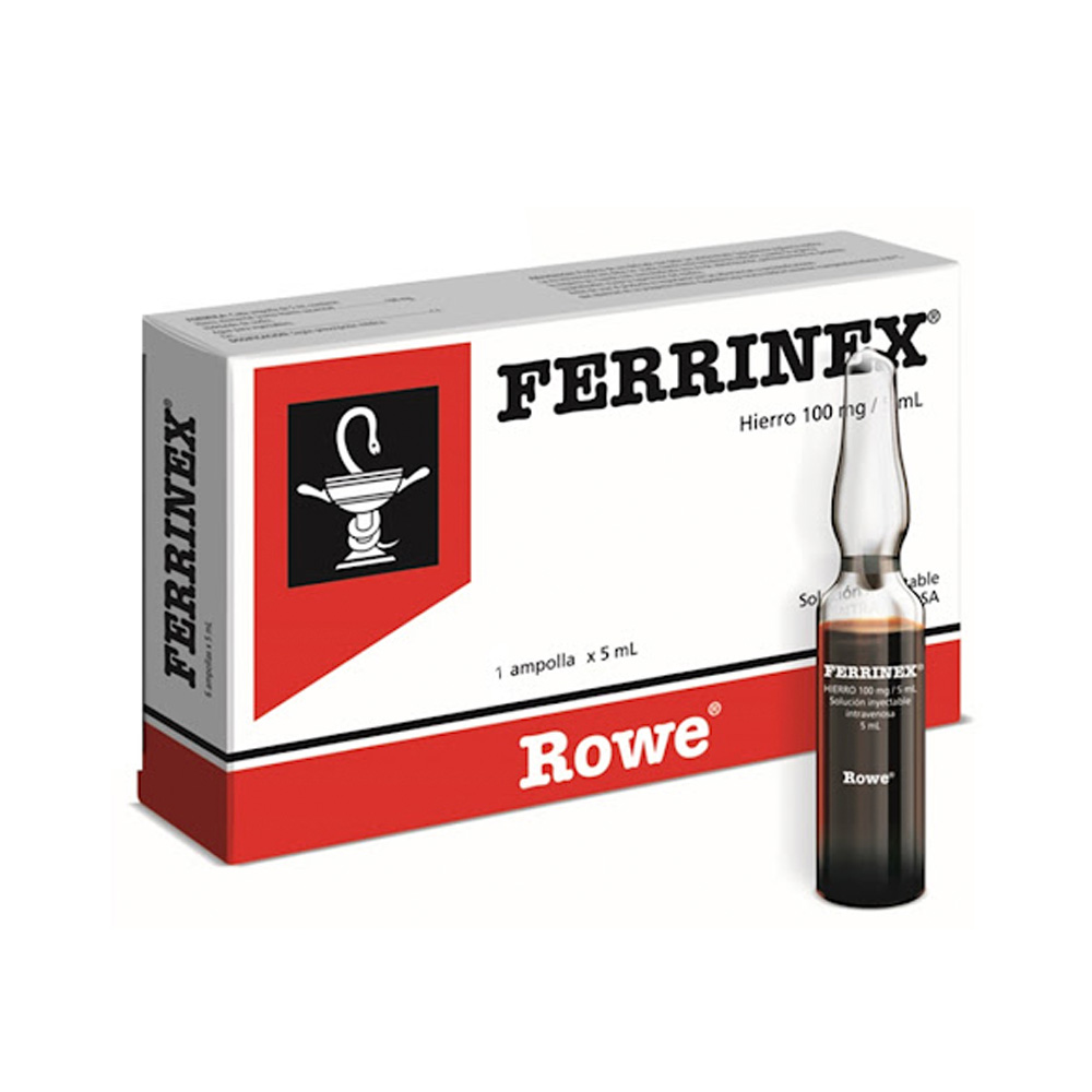 Hierro Ferrinex 100mg/5ml 1 Ampolla