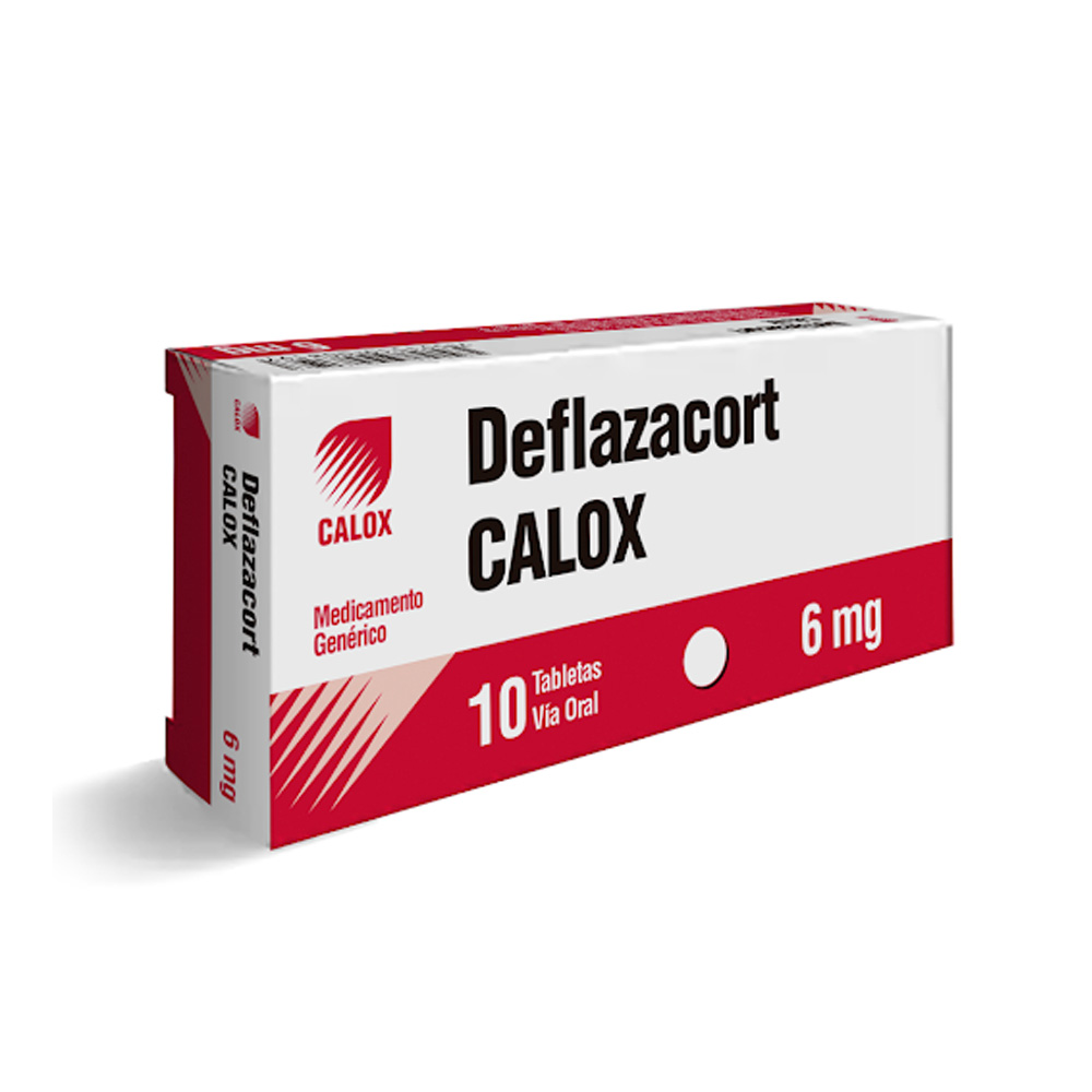 Deflazacort Calox 6mg 10 Tabletas