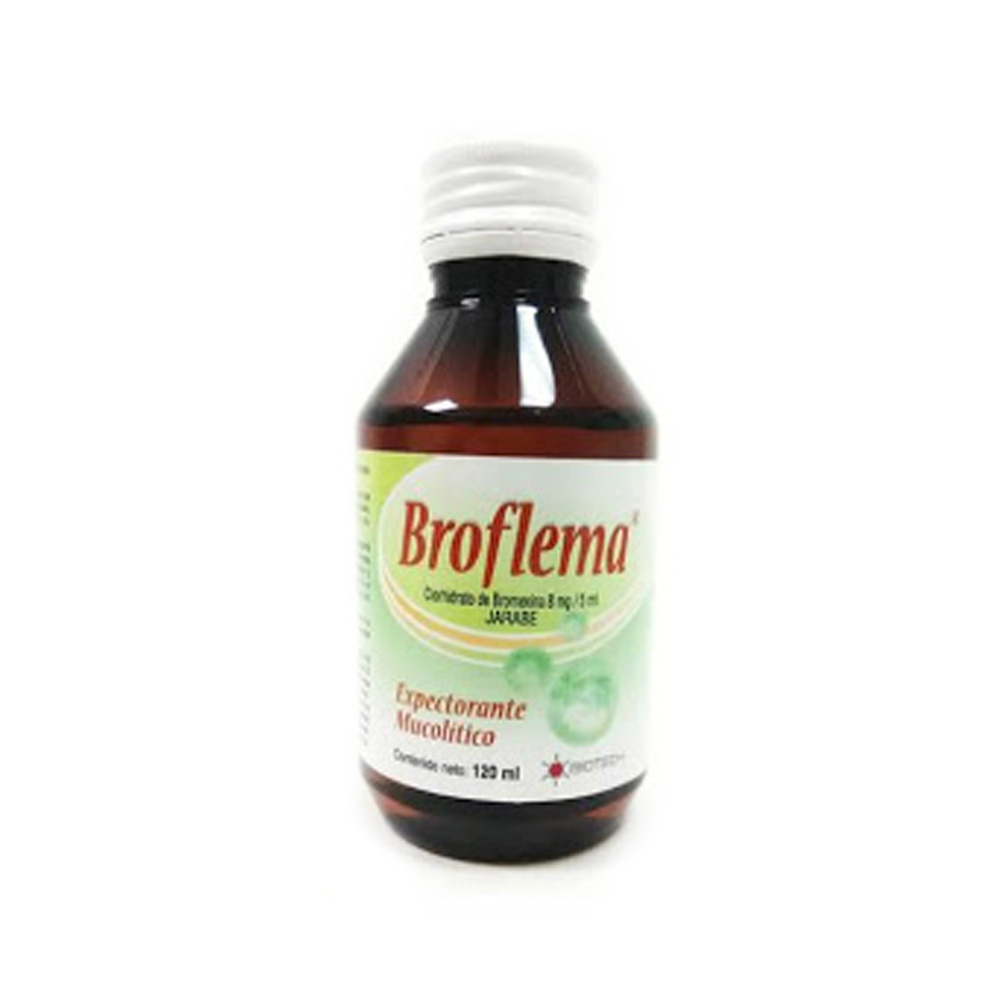 Bromhexina Broflema 8mg/5ml 120ml Jarabe