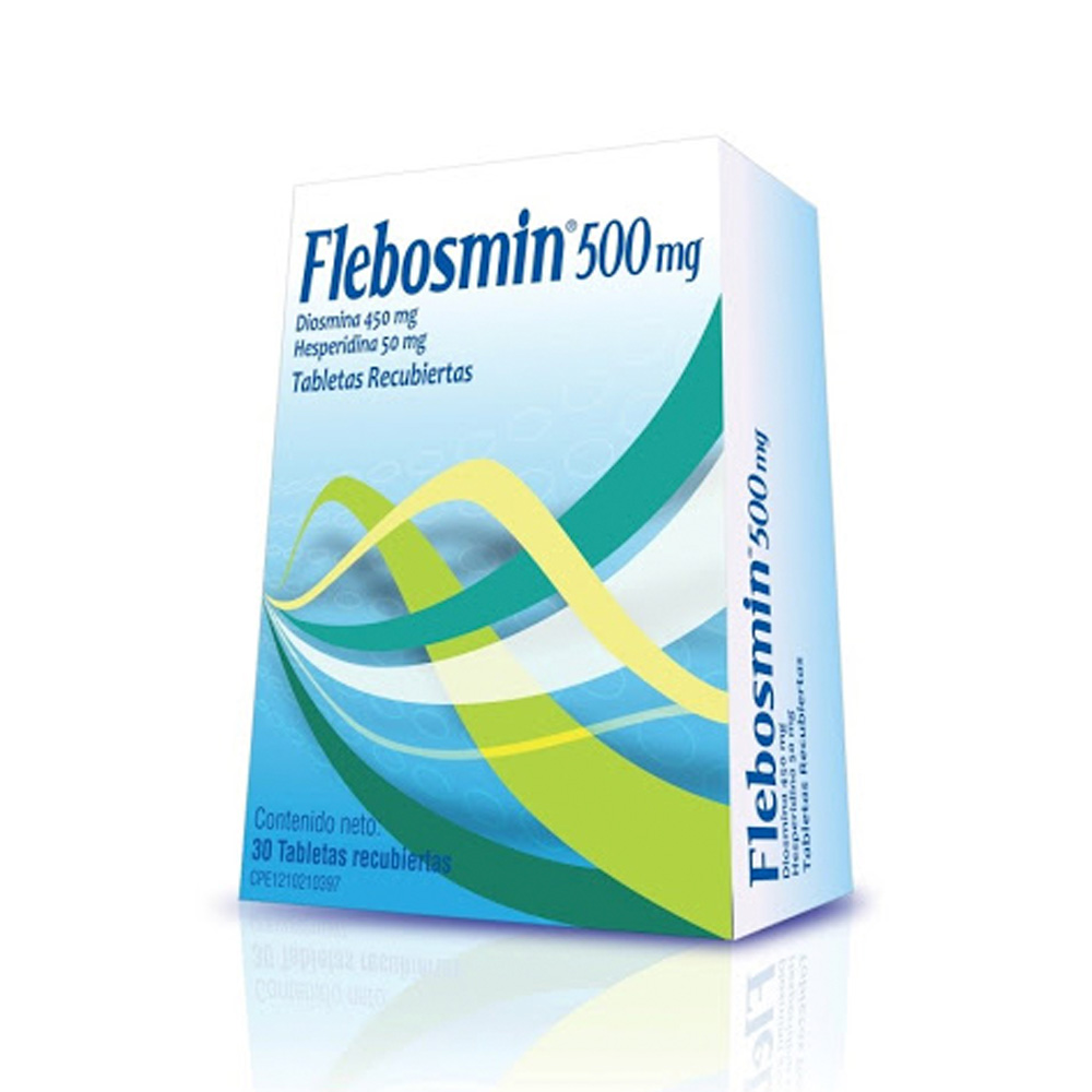 Diosmina Flebosmin 500mg 30 Tabletas