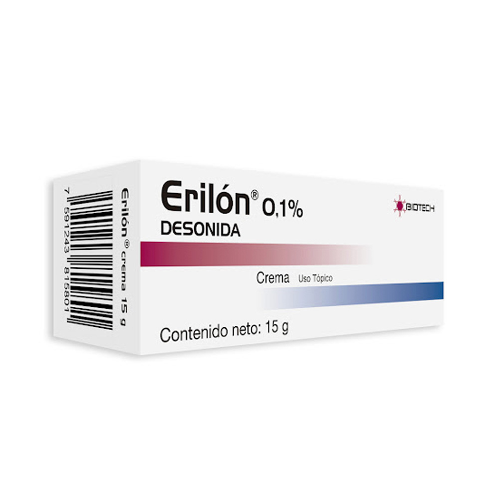 Desonida Erilón 0,1% 15g Crema