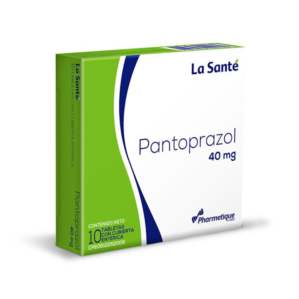 Pantoprazol La Santé 40mg 10 Tabletas