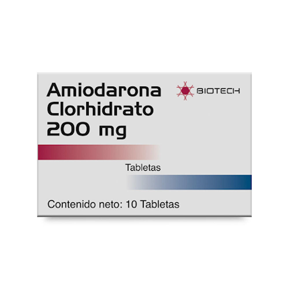 Amiodarona Biotech 200mg 10 Comprimidos