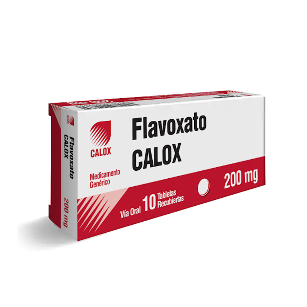 Flavoxato Calox 200mg 10 Tabletas