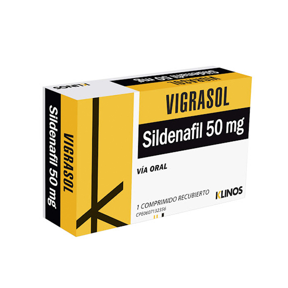 Sildenafil Vigrasol 50mg 1 Comprimido