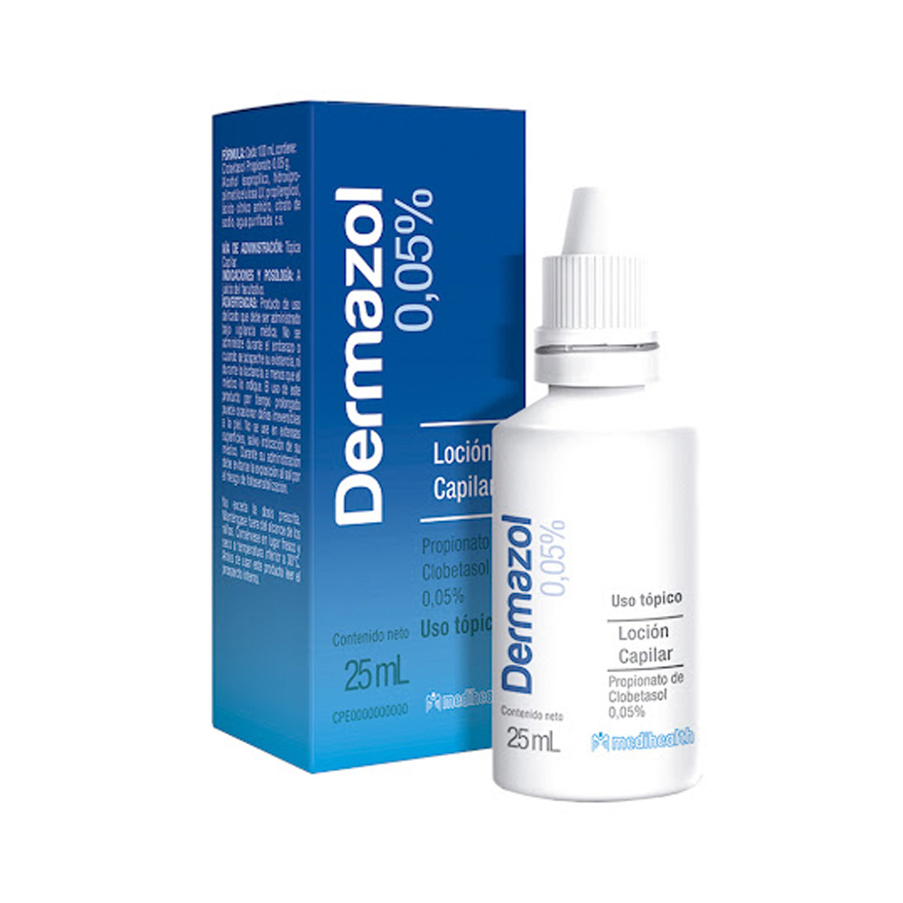 Clobetasol Dermazol 0,05% 25ml Loción Capilar