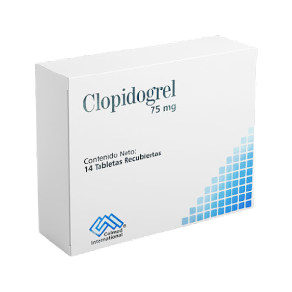 Clopidogrel Colmed 75mg 14 Tabletas