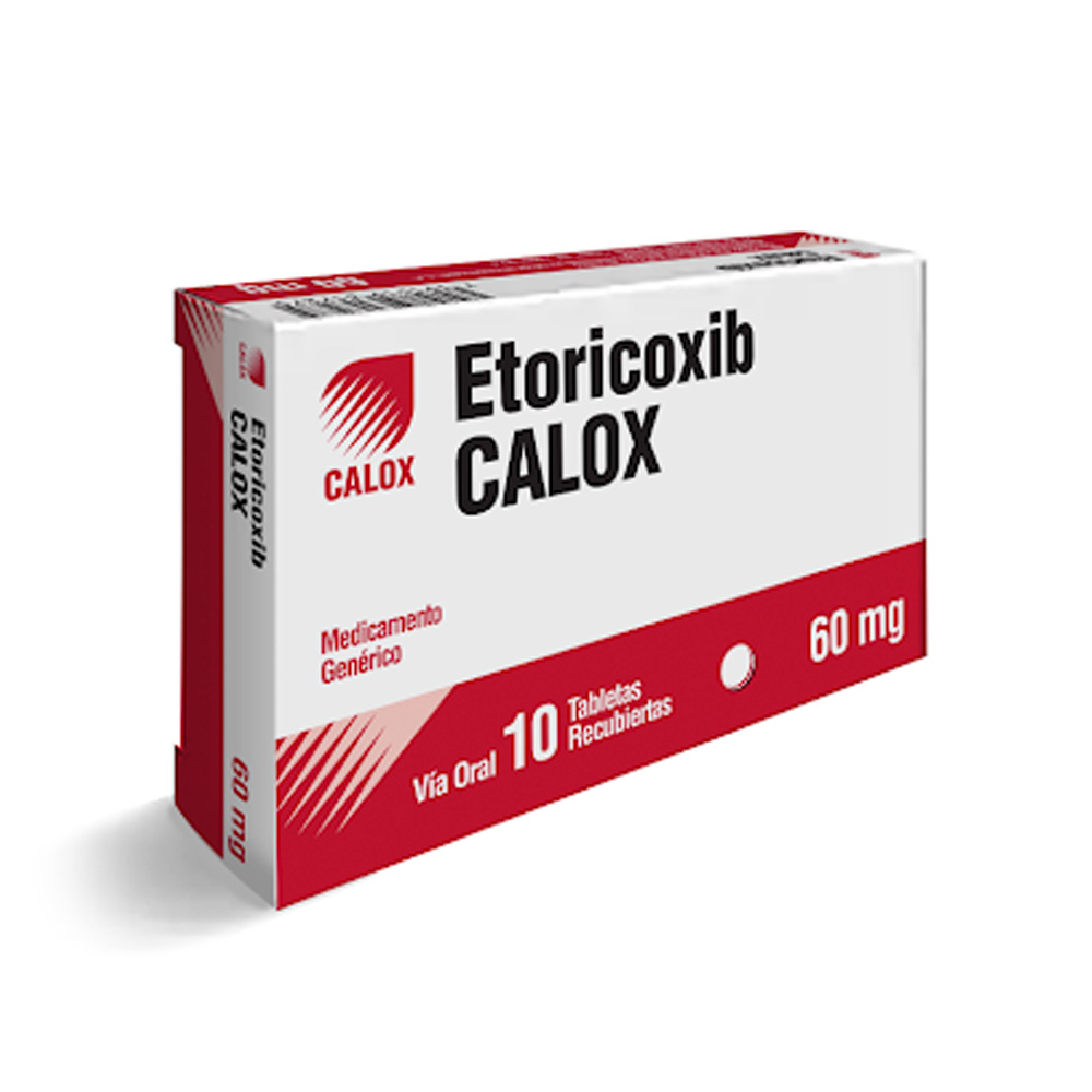 Etoricoxib Calox 60mg 10 Tabletas