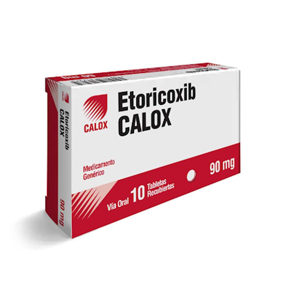 Etoricoxib Calox 90mg 10 Tabletas